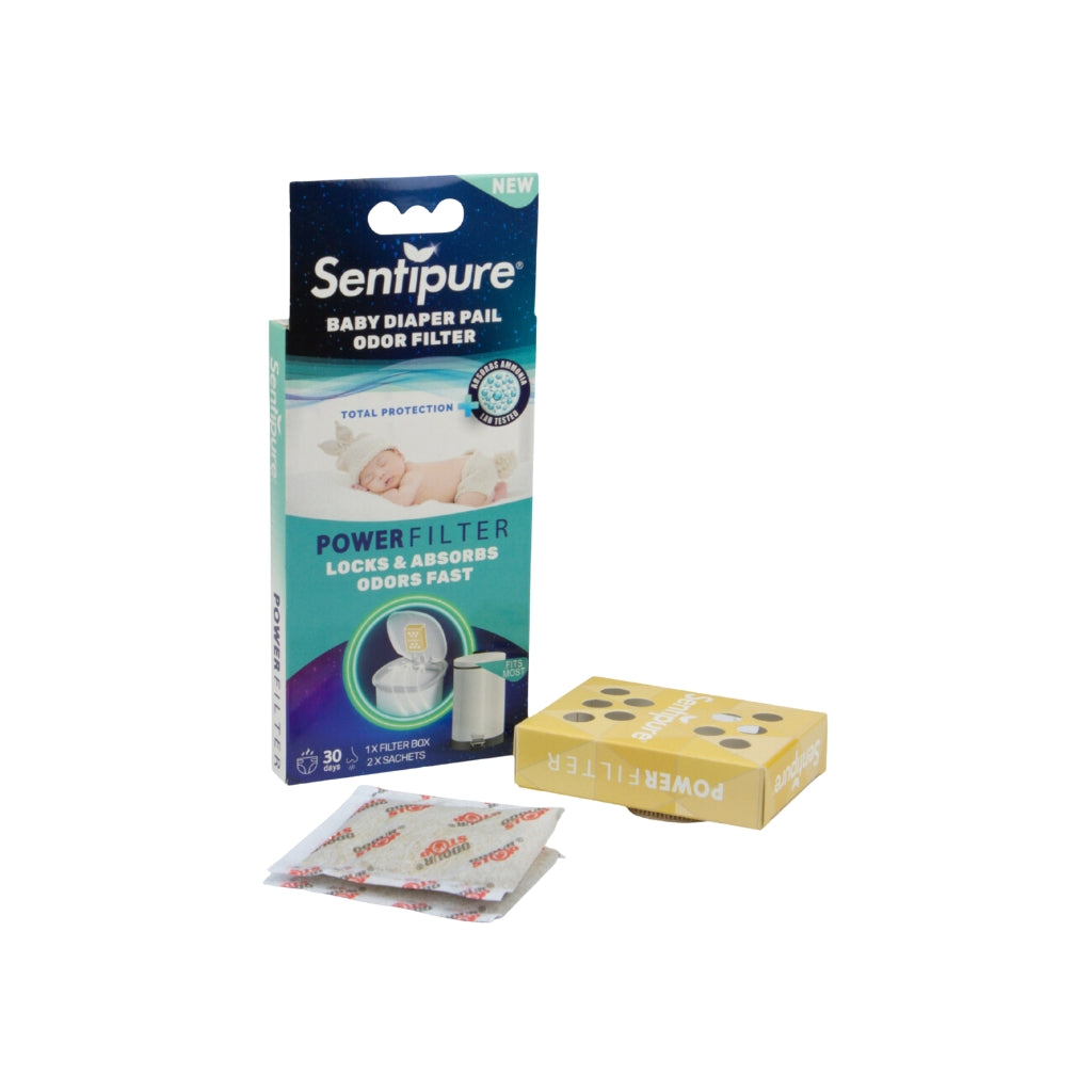 Sentipure Filtre anti-odeurs pour poubelle à langes