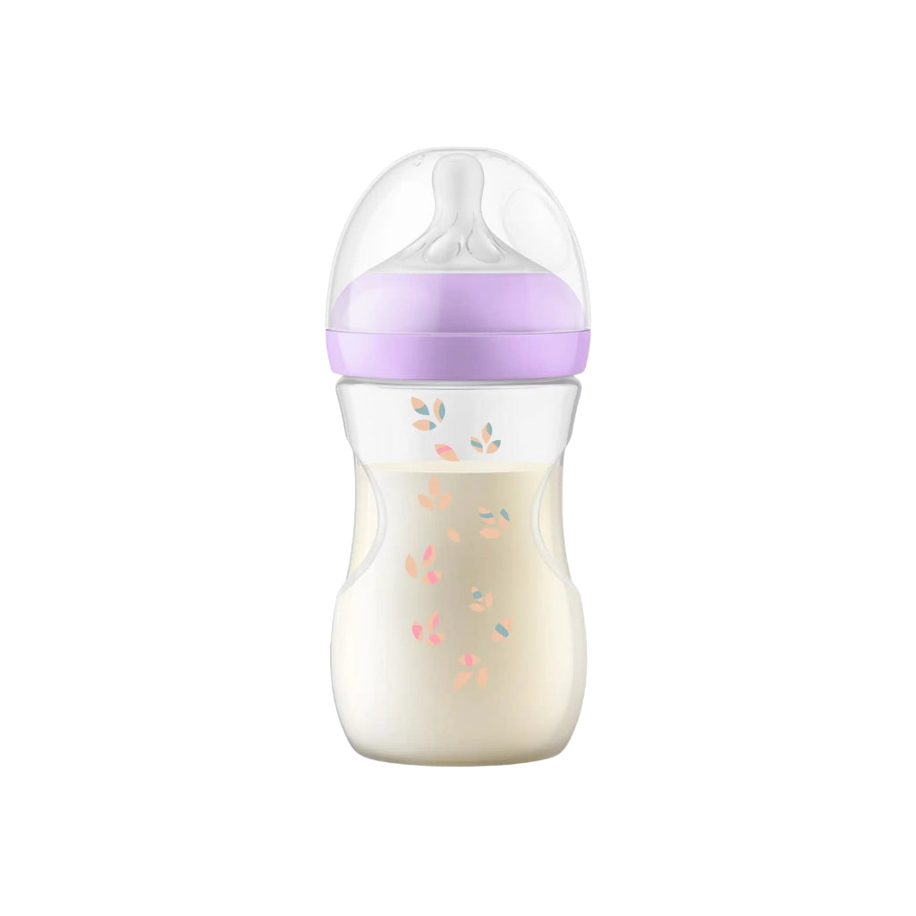 AVENT Zuigfles Natural Response Deco Paars/Groen 260 ml