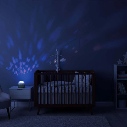 Alecto Machine à bruit blanc et projecteur vert