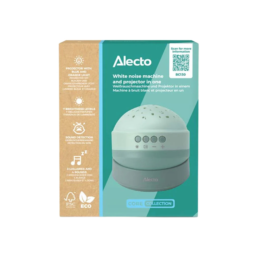 Alecto Machine à bruit blanc et projecteur vert