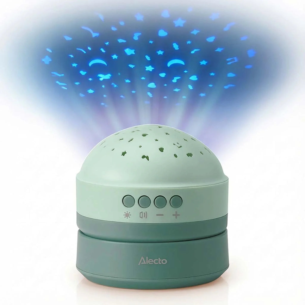 Alecto Machine à bruit blanc et projecteur vert