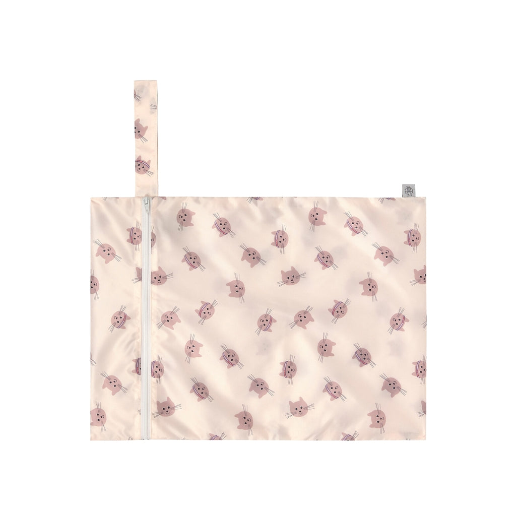Lässig Wetbag Cat Beige/Violet - 2 pièces