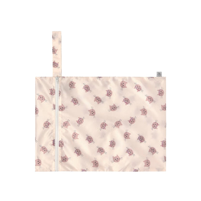 Lässig Wetbag Cat Beige/Violet - 2 pièces