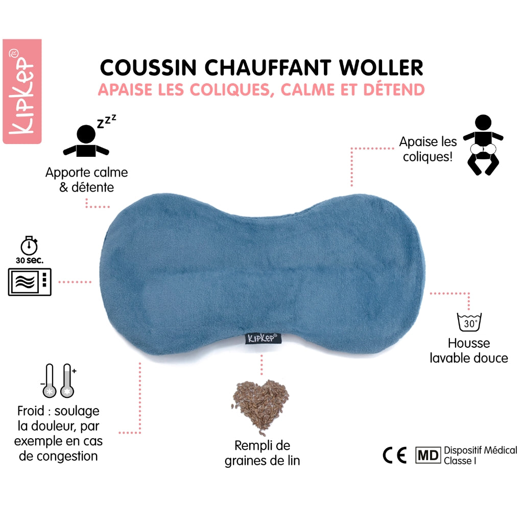 KipKep Woller Warmtekussen Blue Heaven