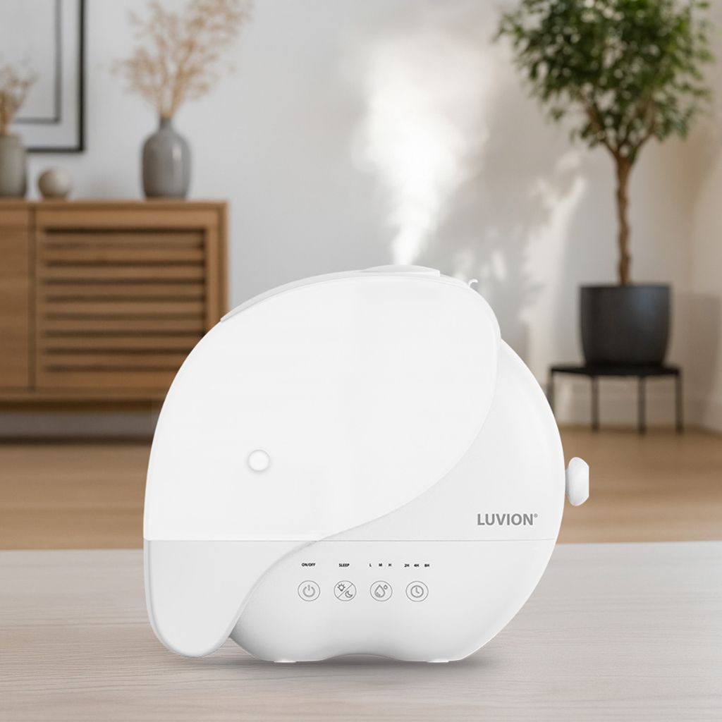 Luvion Humidificateur Elephant Blanc