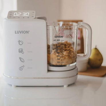 Luvion Cuiseur mixeur-vapeur 6-in-1 BabyBlend+ Blanc