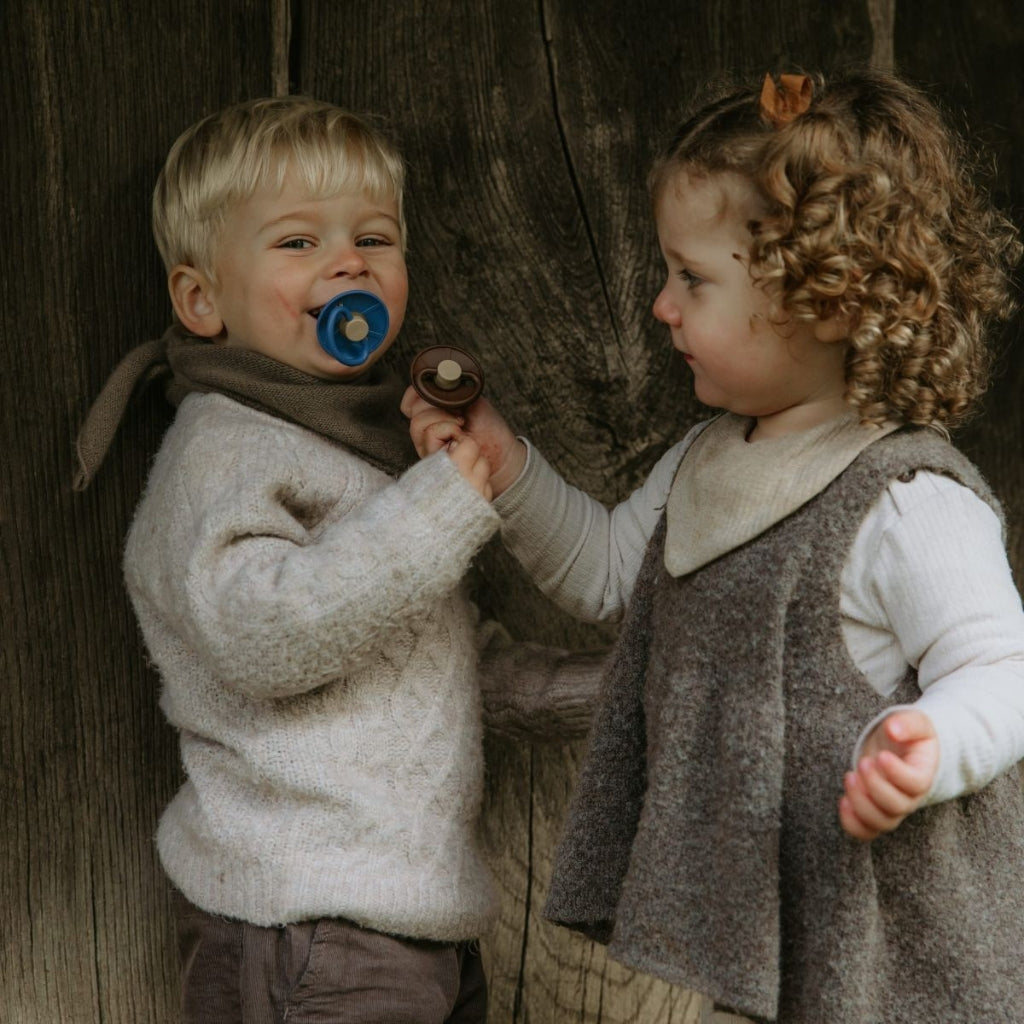 Frigg Fopspeen Latex Set Skyline & Serenity M2 Blauw/Groen – 4 stuks