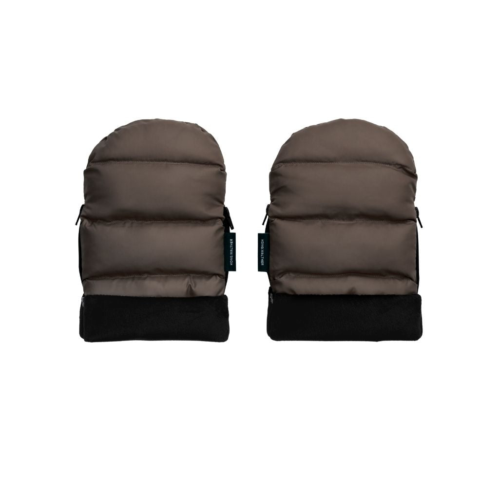 Kong Walther Handschoenen voor Buggy/Wandelwagen Puffer Chocolate Brown