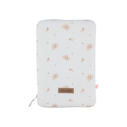 Noukie's Housse pour carnet de santé Vintage Flowers Blanc