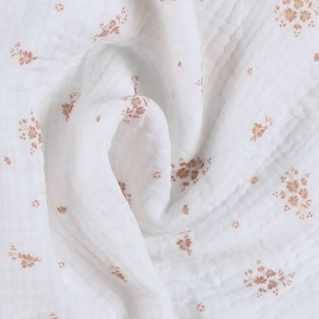 Noukie's Essuie Vintage Flowers Rose/Blanc – 3 pièces