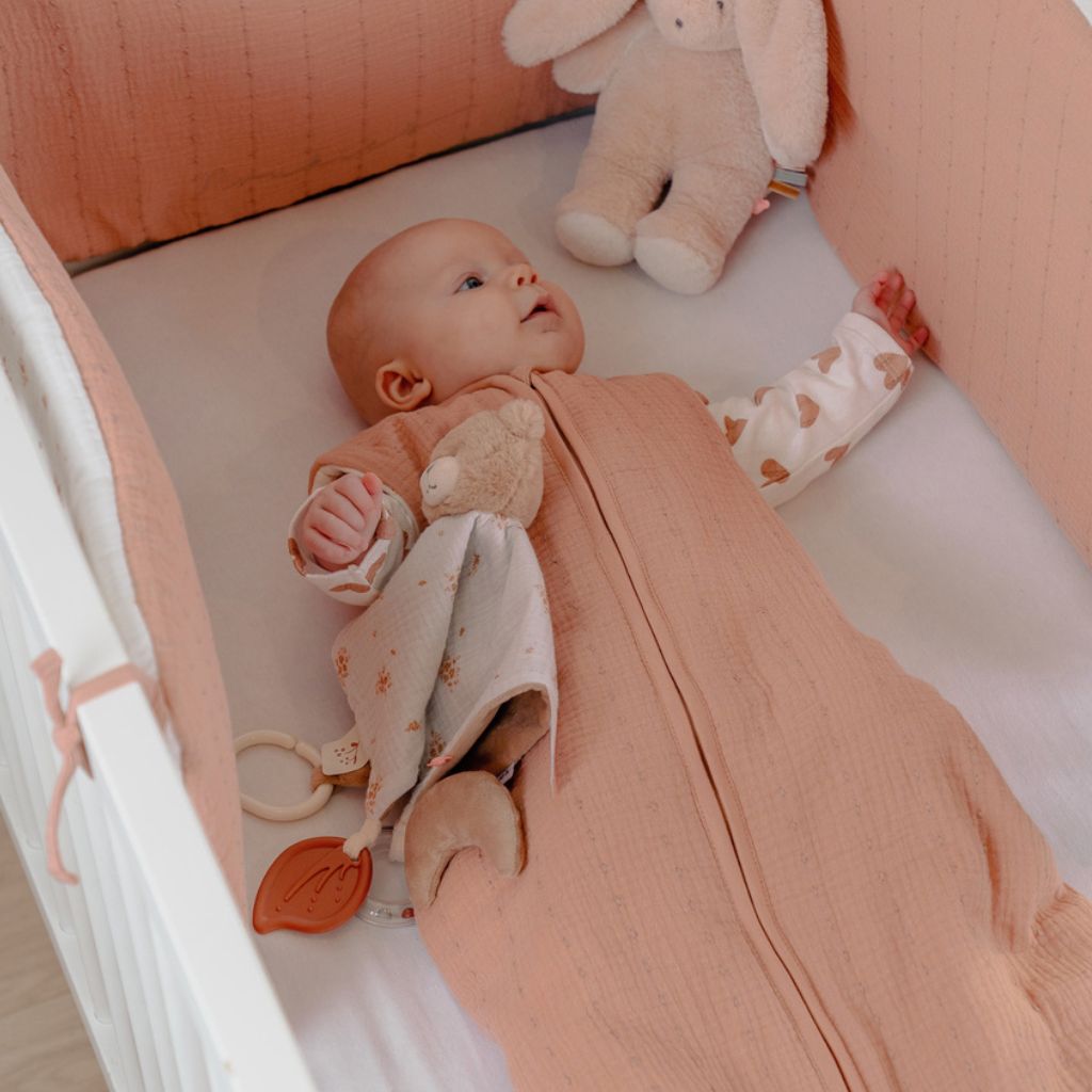 Noukie's Sac de couchage Vintage Flowers Rose 70 cm