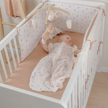 Noukie's Sac de couchage Vintage Flowers Blanc 70 cm