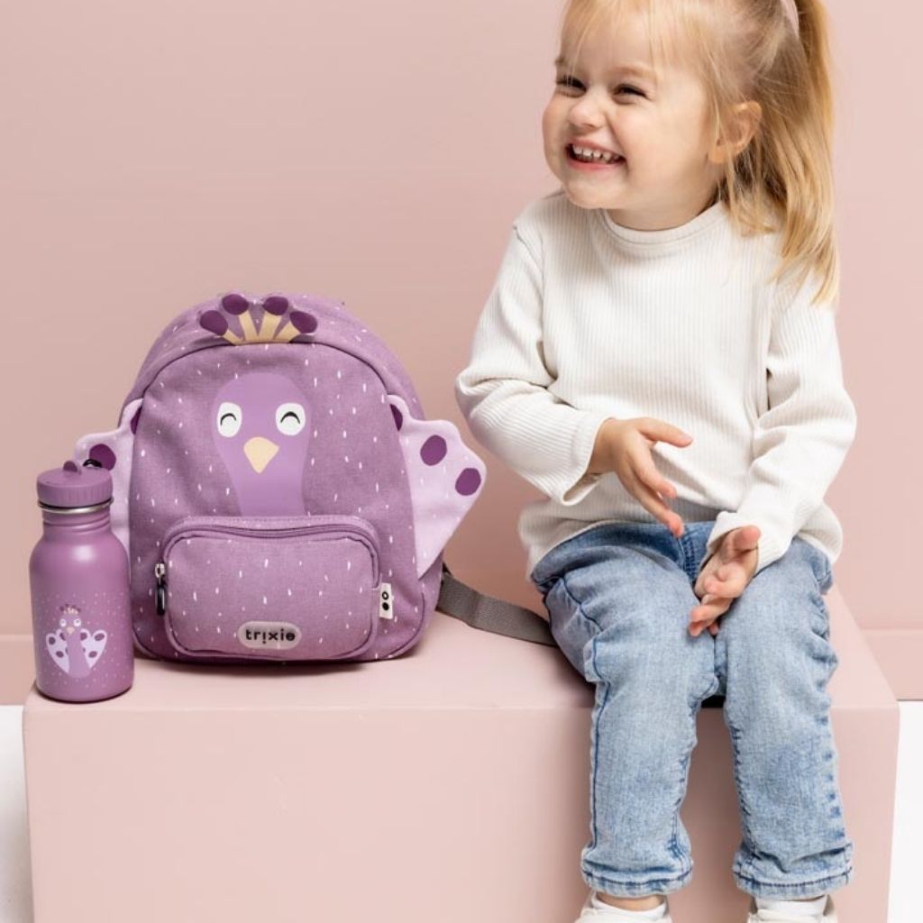 Trixie Petit Sac à dos Mrs. Peacock Violet