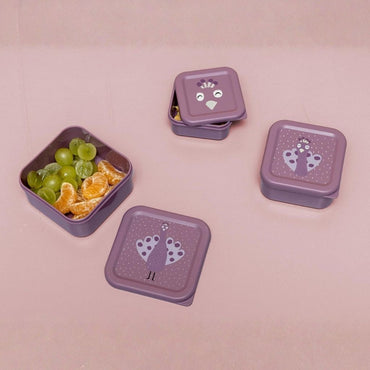 Trixie Boîte à snacks Mrs. Peacock Violet – 3 pièces