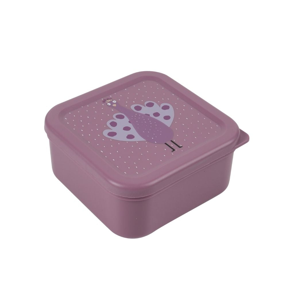 Trixie Boîte à snacks Mrs. Peacock Violet – 3 pièces