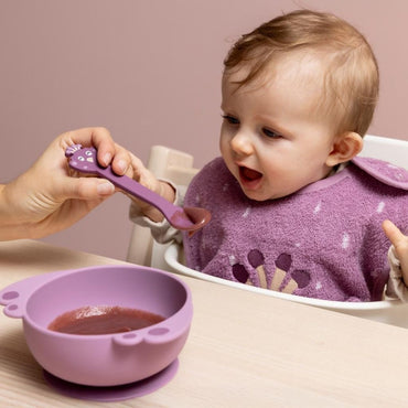 Trixie Cuillère en silicone Mrs. Peacock Violet – 2 pièces