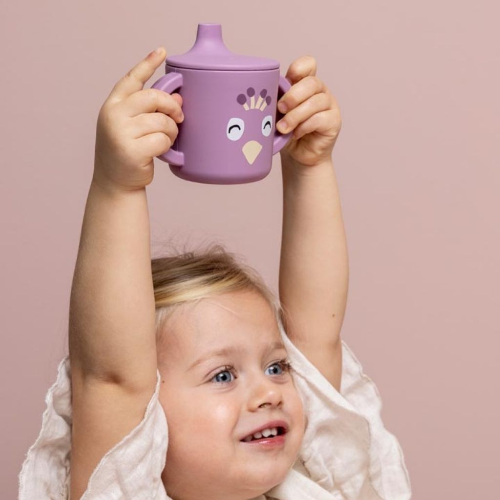 Trixie Gobelet en silicone Mrs. Peacock Violet