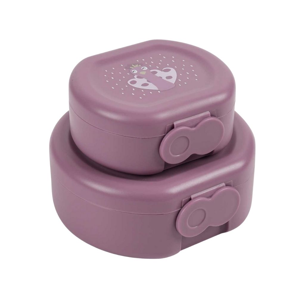 Trixie Boîtes à snacks Mrs. Peacock Violet – 2 pièces