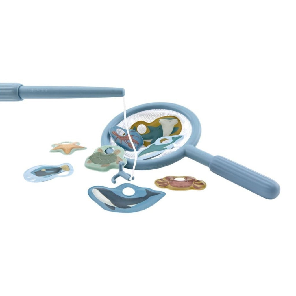 Little Dutch Jeu de pêche Bleu - 10 pièces