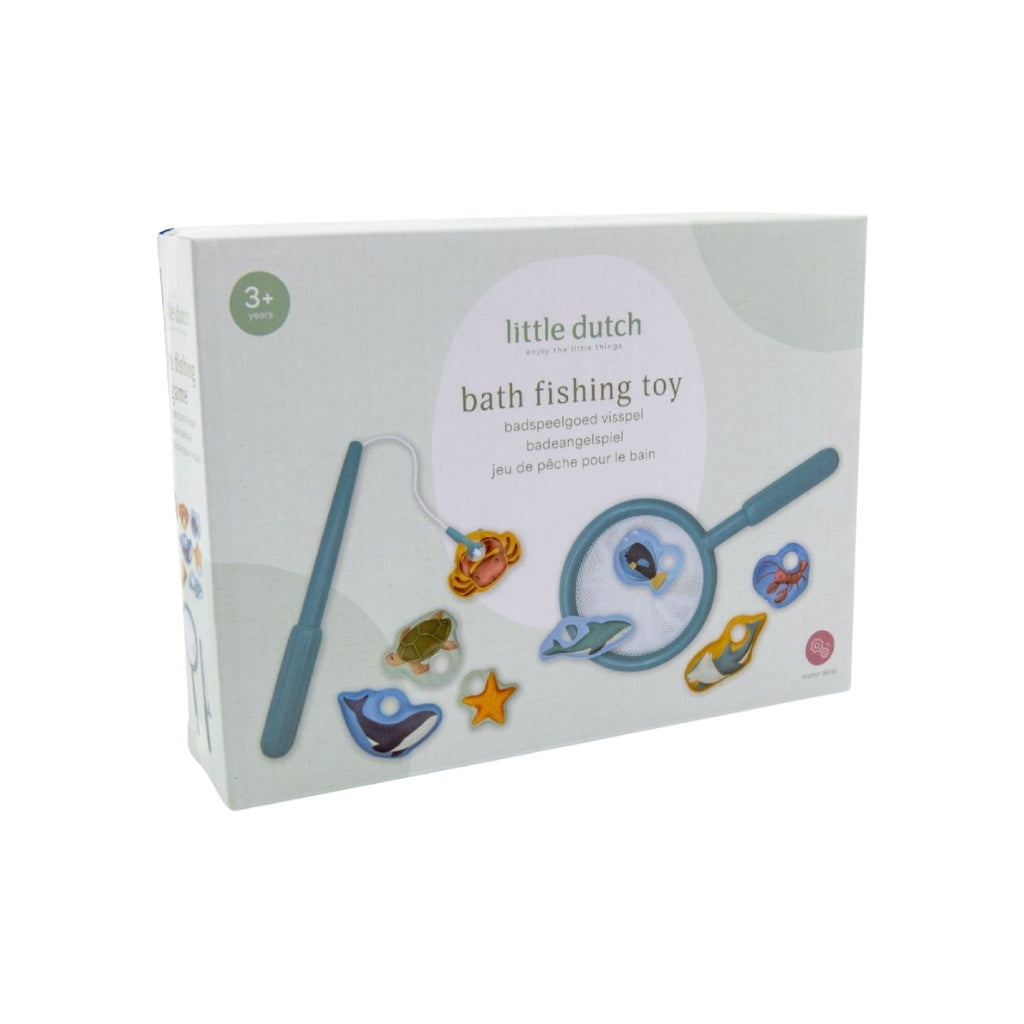 Little Dutch Jeu de pêche Bleu - 10 pièces