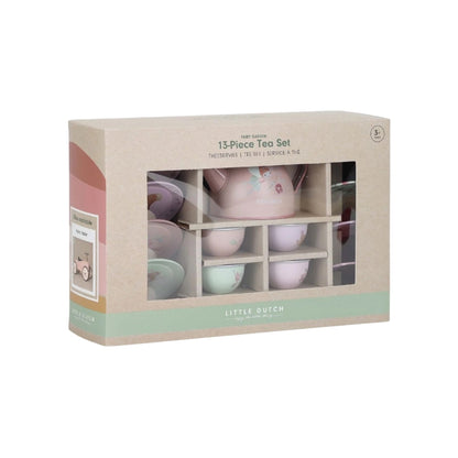 Little Dutch Theeset Fairy Garden Veelkleurig/Roze - 13 stuks