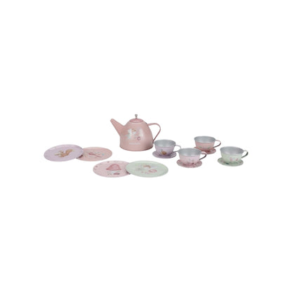 Little Dutch Theeset Fairy Garden Veelkleurig/Roze - 13 stuks