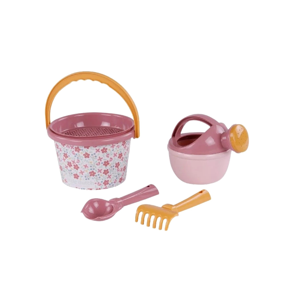 Little Dutch Set de plage Pink Flower Rose – 5 pièces
