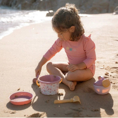 Little Dutch Set de plage Pink Flower Rose – 5 pièces