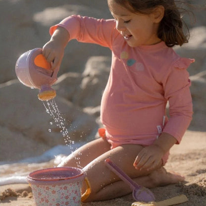 Little Dutch Set de plage Pink Flower Rose – 5 pièces