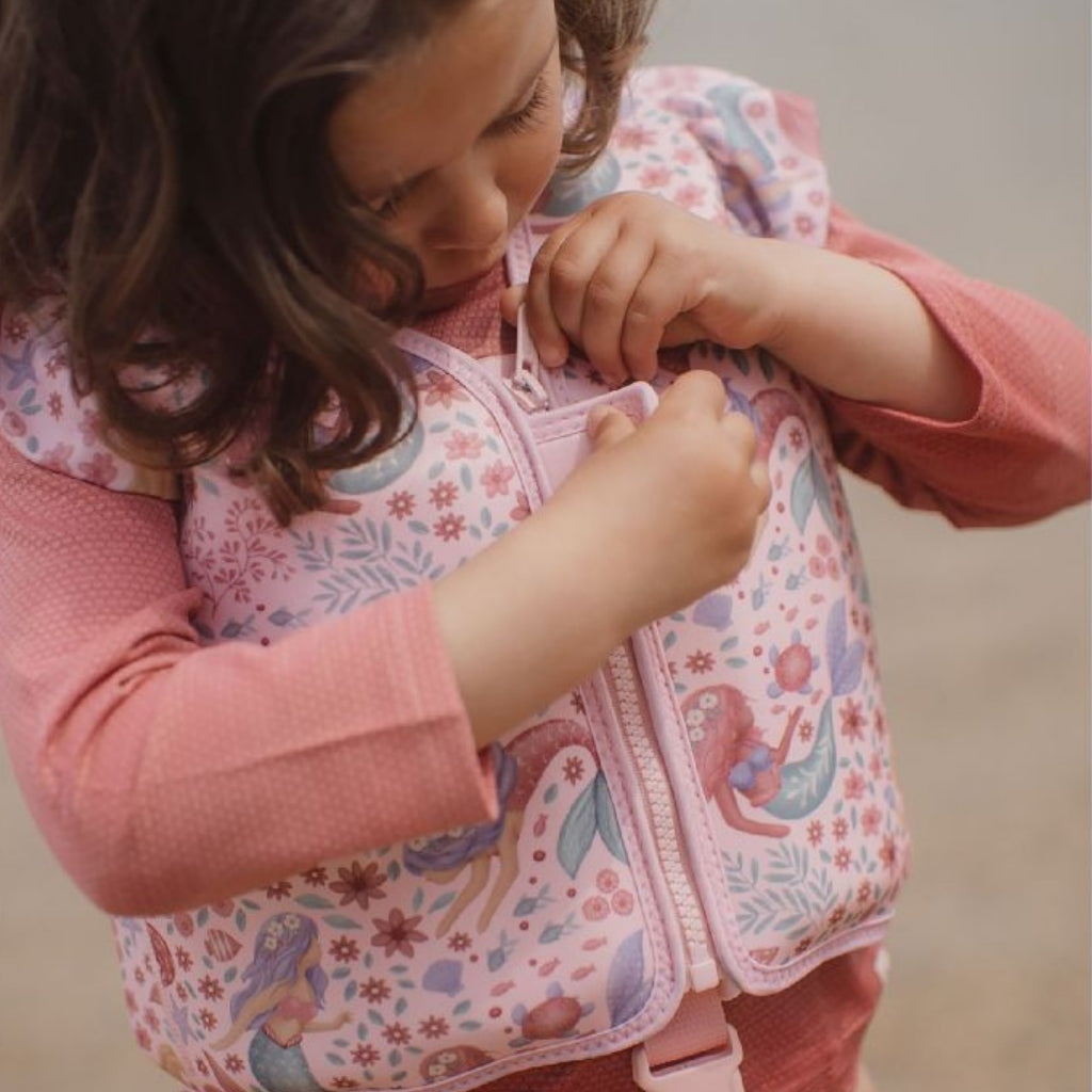 Little Dutch Zwemvest Dreamy Mermaid Roze 2-3 jaar