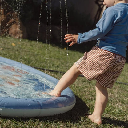 Little Dutch Sprinkler Mat Ocean World Blauw 150 cm