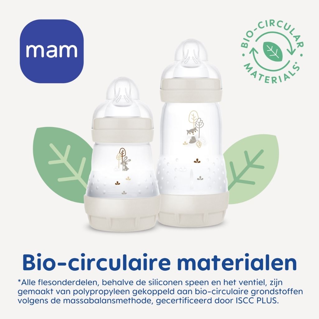 MAM Biberon Easy Start Anti-Colic Beige 260 ml