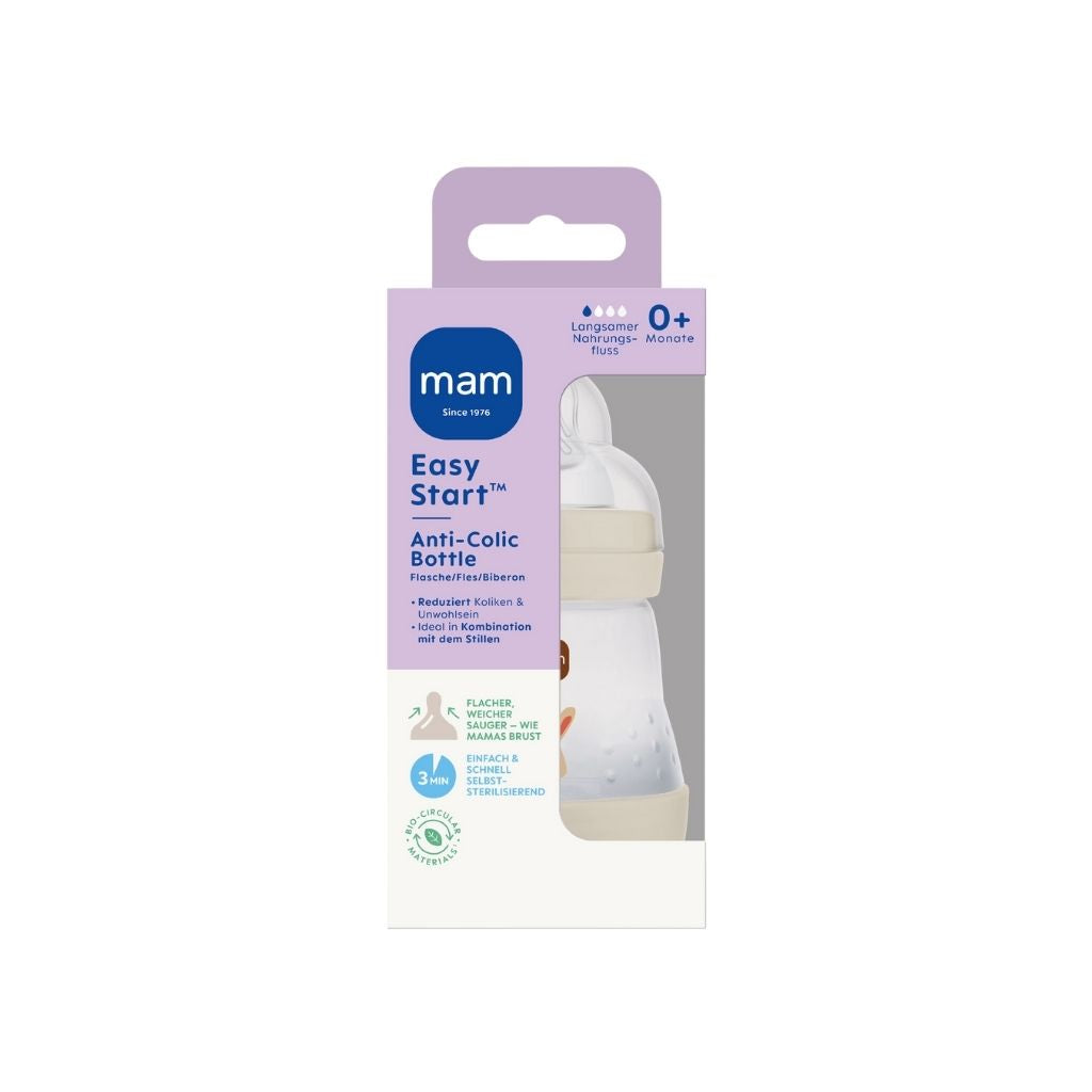 MAM Biberon Easy Start Anti-Colic Beige 160 ml