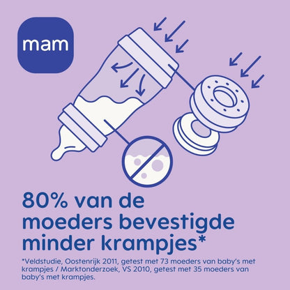 MAM Biberon Easy Start Anti-Colic Beige 320 ml