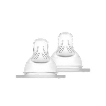 MAM Tétine SkinSoft Silicone taille 1 Transparente – 2 pièces