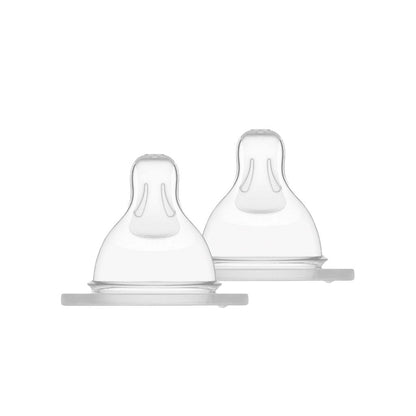 MAM Tétine SkinSoft Silicone taille 0 Transparent – 2 pièces