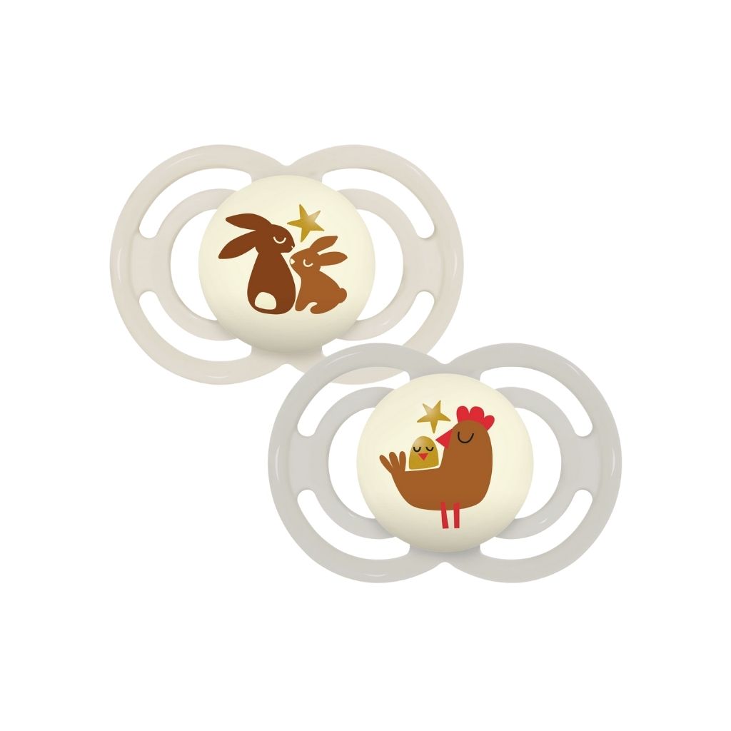 MAM Sucette Perfect Night Beige – 2 pièces