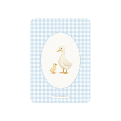 Studio Miron Cartes de prédictions pour bébé Vichy Bleu FR - 10 pièces