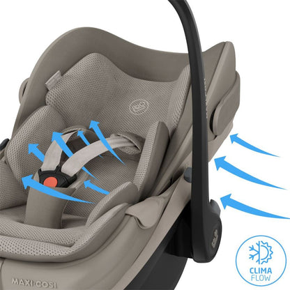 Maxi-Cosi Siège-auto Groupe 0+ Pebble Slide Pro Sapphire Sand