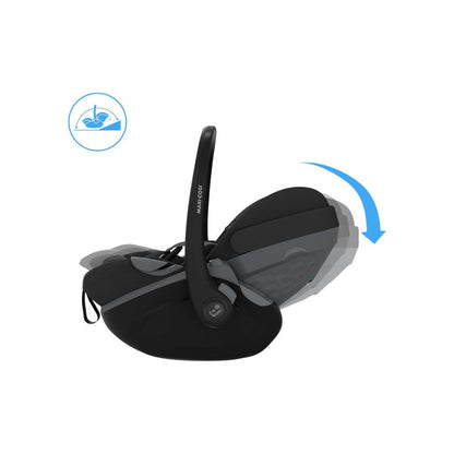 Maxi-Cosi Siège-auto Groupe 0+ Pebble Slide Pro R129 Onyx Black
