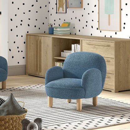 JAXX Canapé Rocky Simple Mini Bleu