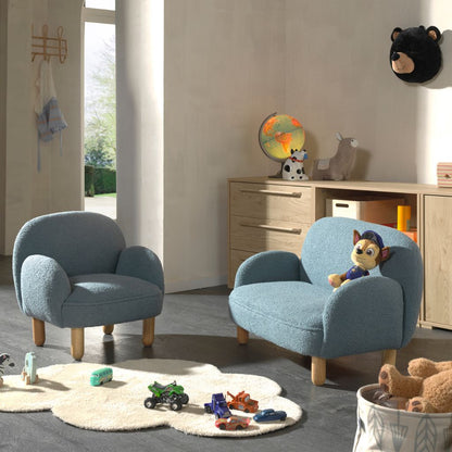 JAXX Canapé Rocky Simple Mini Bleu