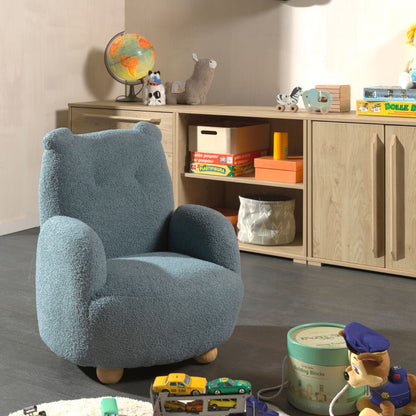 JAXX Canapé Rocky Ours Mini Bleu