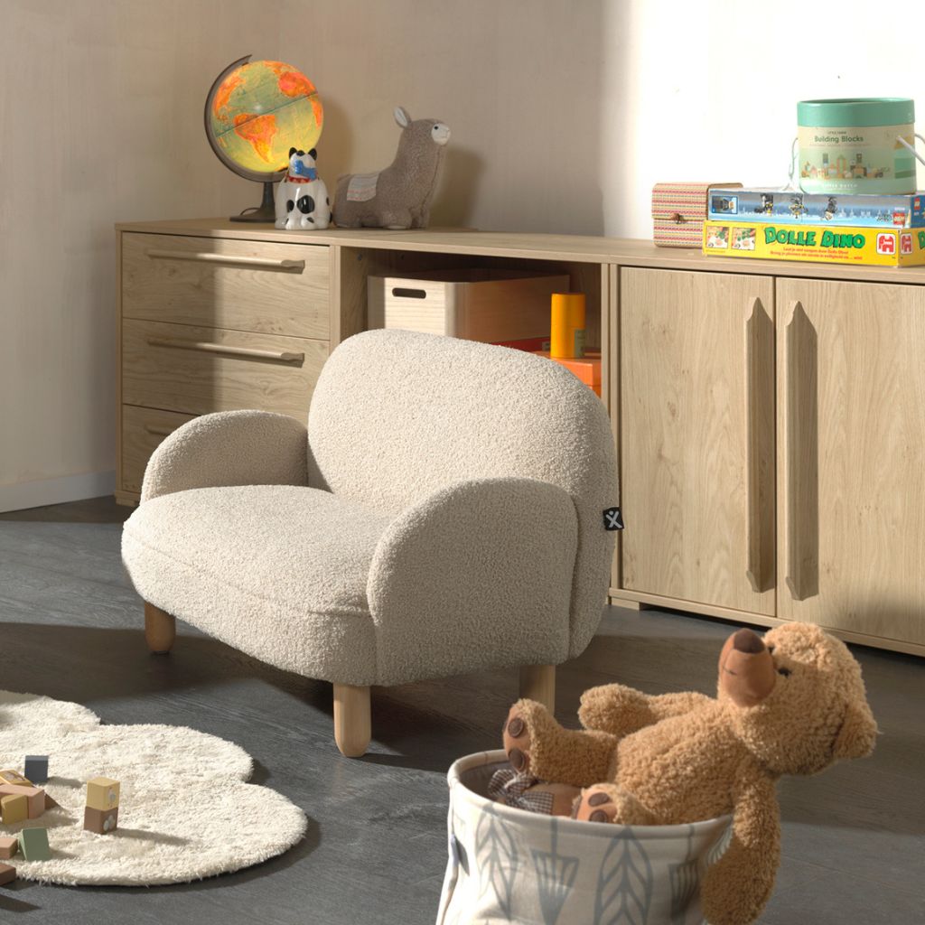 JAXX Canapé Rocky Double Mini Beige