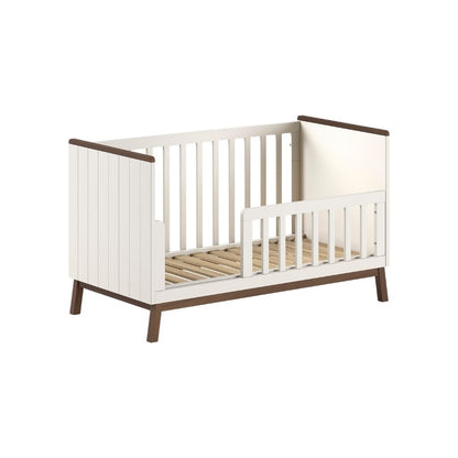 JAXX Lit évolutif Sezane Clay/Walnut 70 x 140 cm