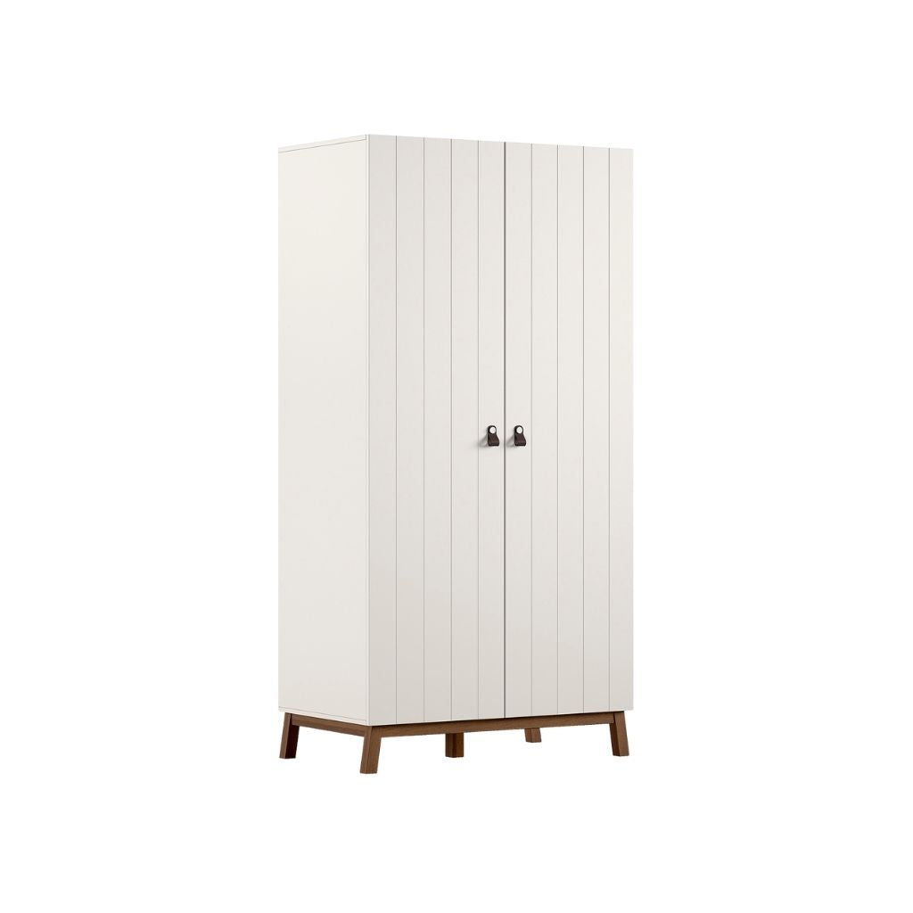 JAXX 2-Deurs Kleerkast Sezane Clay/Walnoot