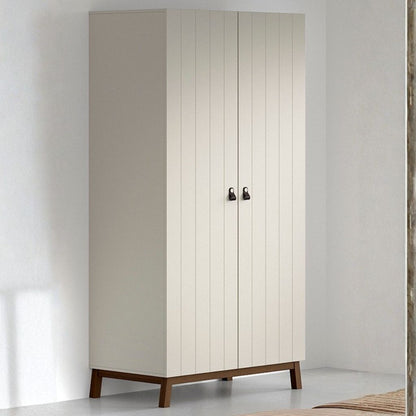 JAXX 2-Deurs Kleerkast Sezane Clay/Walnoot