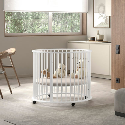 JAXX Parc pour bébé Dino Blanc Ø 90 cm