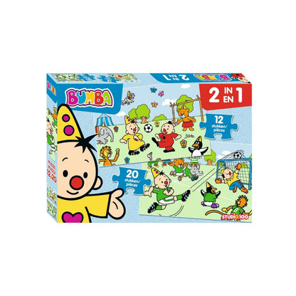 Bumba Puzzle 2 en 1 Football Multicolore