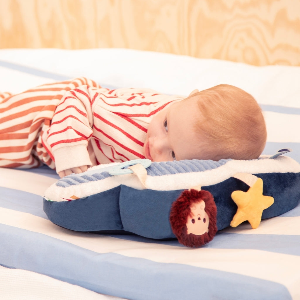 Lilliputiens Coussin d'activités Jules le dragon